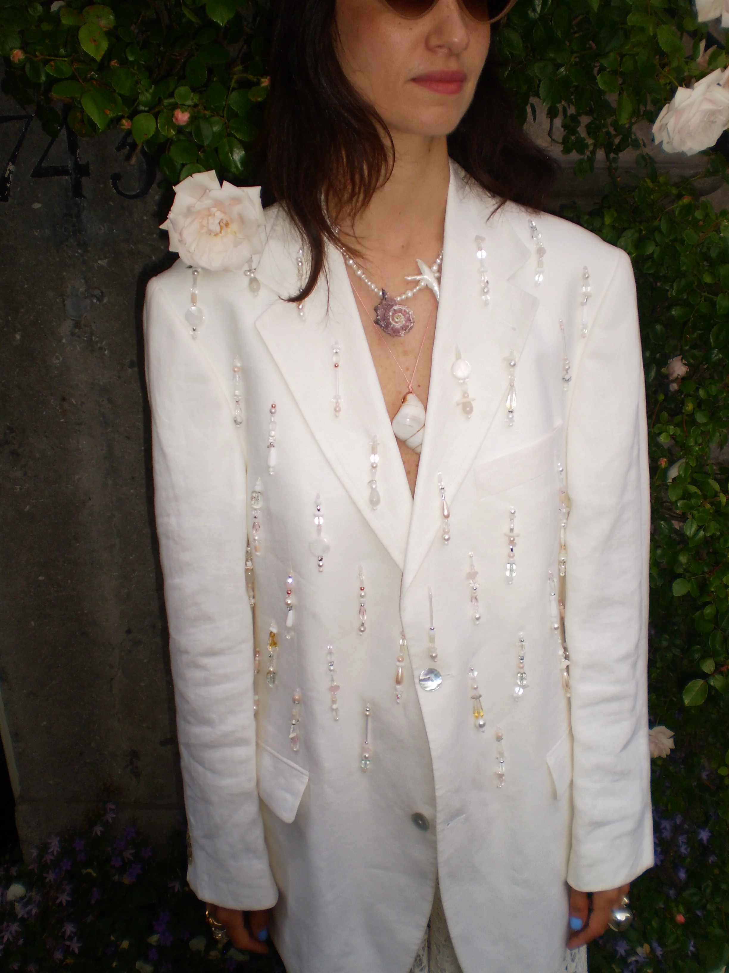Beaded Blazer Pearled - Image 3