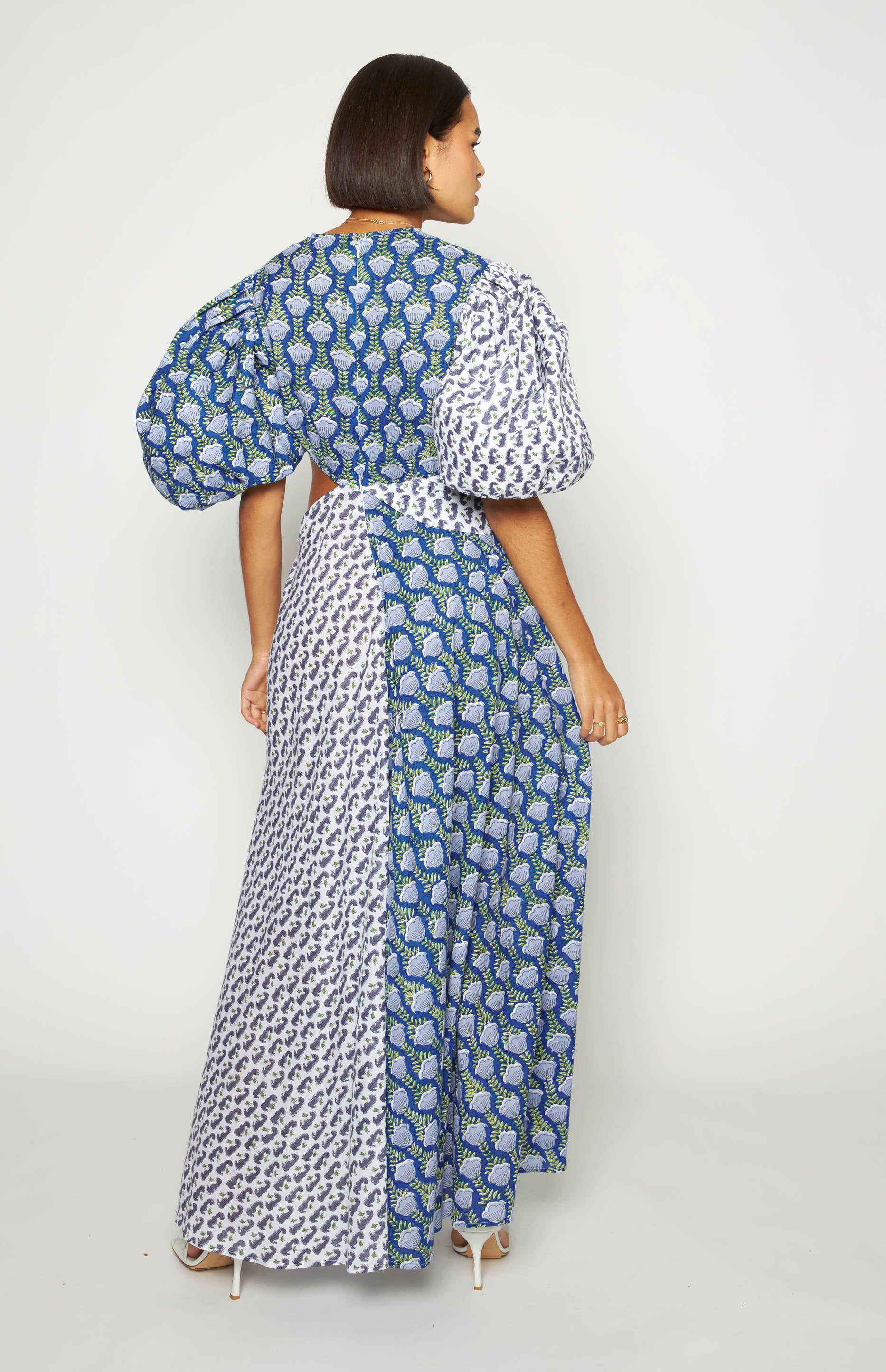 Chloe Dress Blue - Image 6