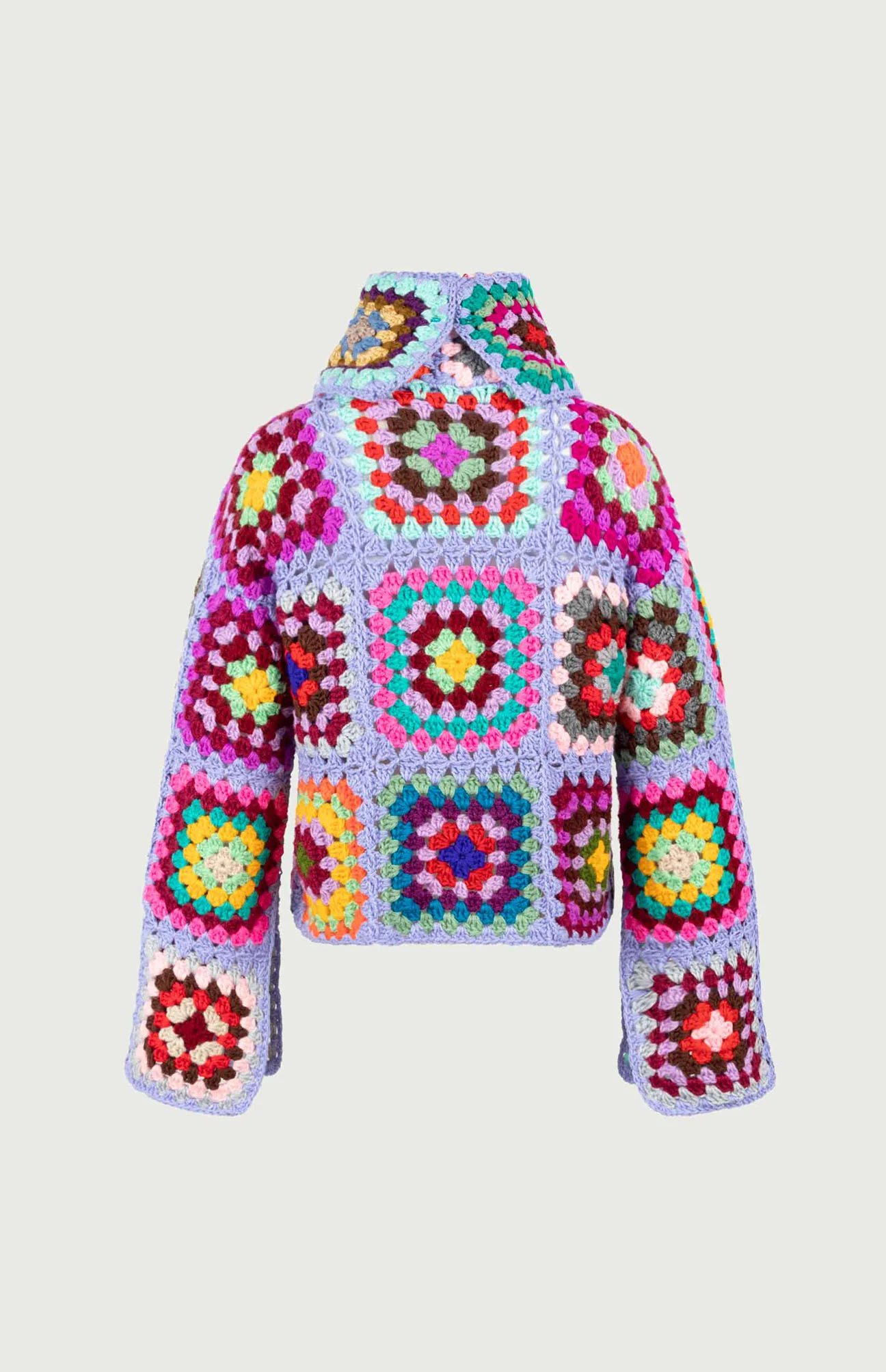 Floor Crochet Sweater Purple - Image 3