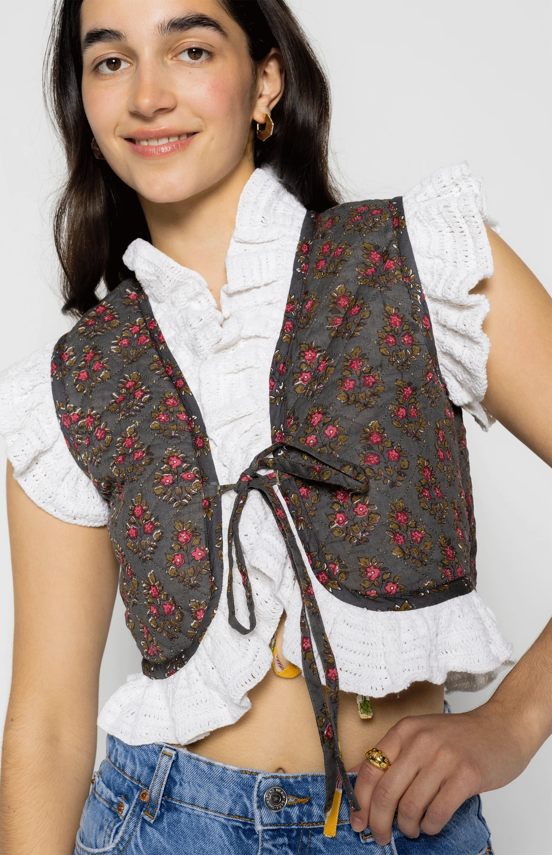 Gia Reversible Vest Yellow - Image 7
