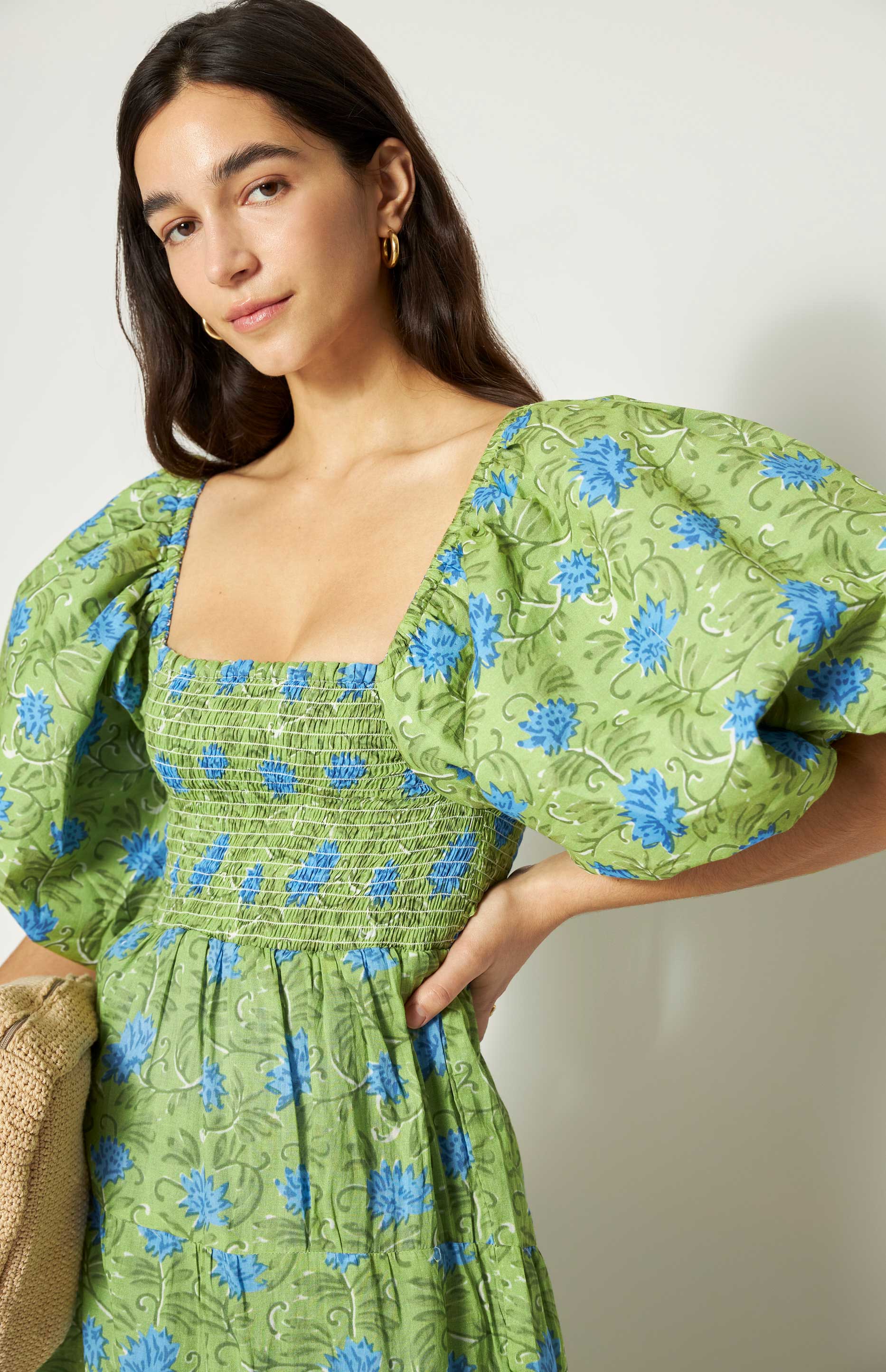 Ivory Reversible Dress Blue - Image 5