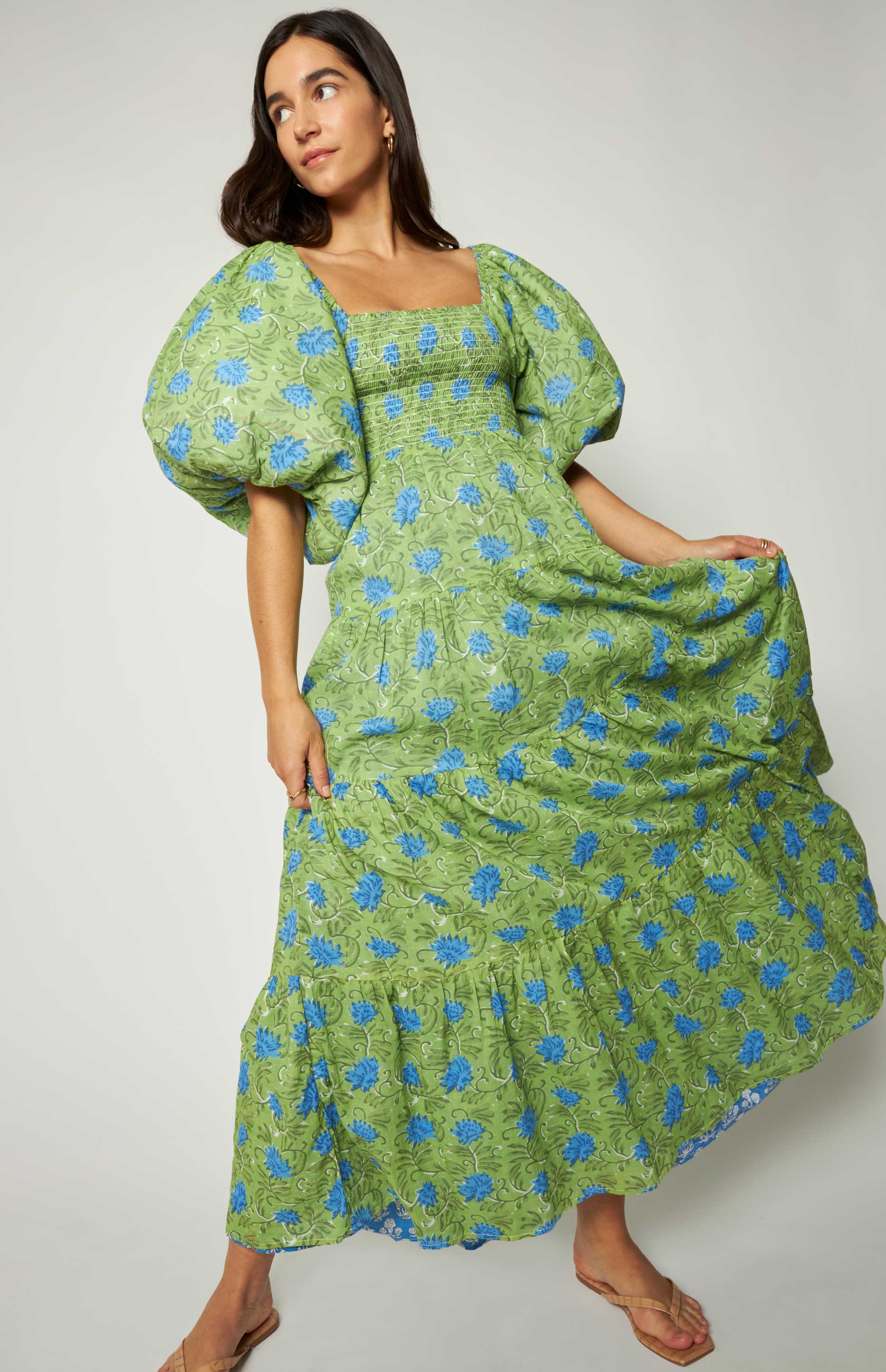 Ivory Reversible Dress Blue - Image 6