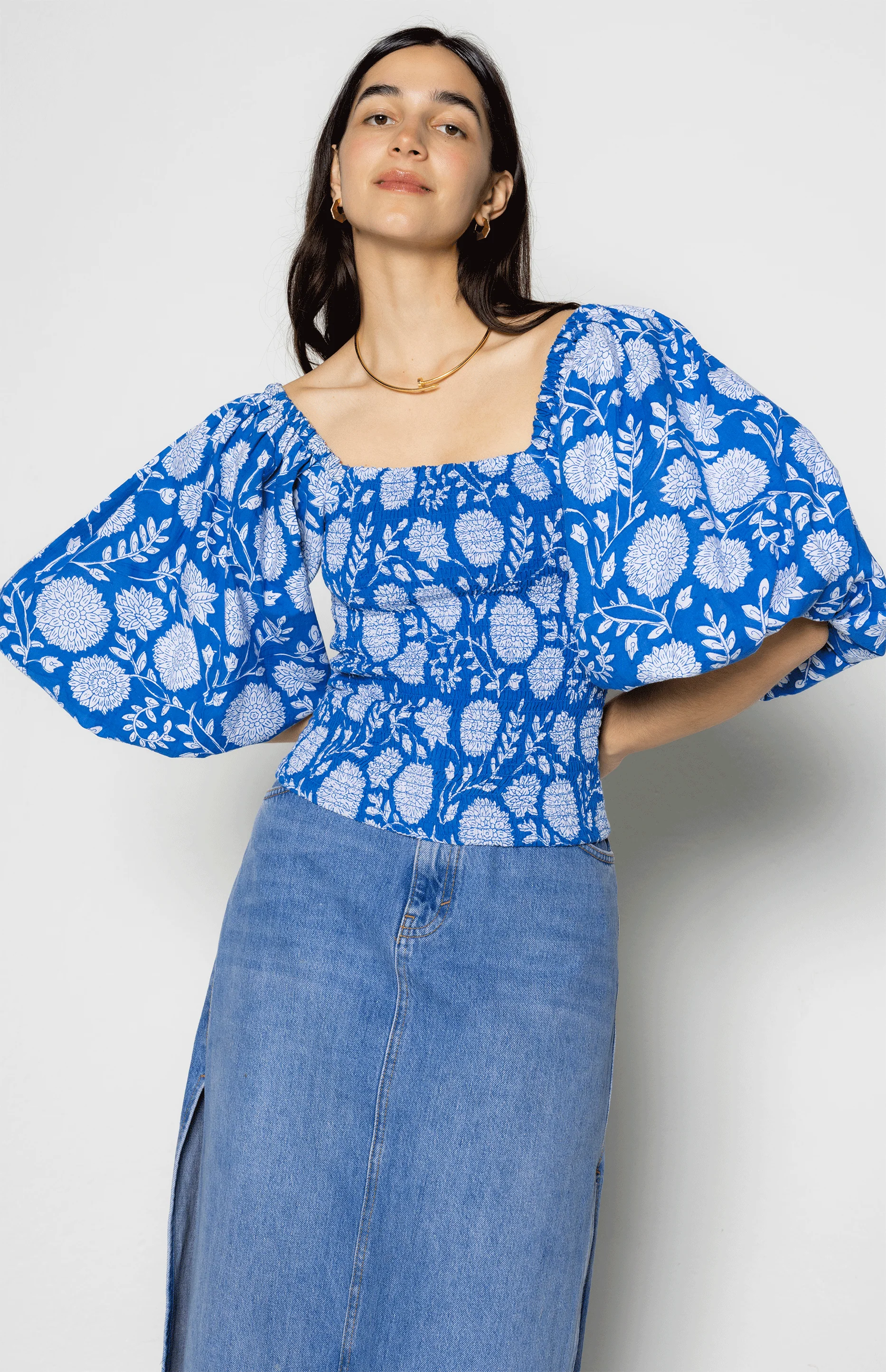 Ivy Reversible Top Blue - Image 5