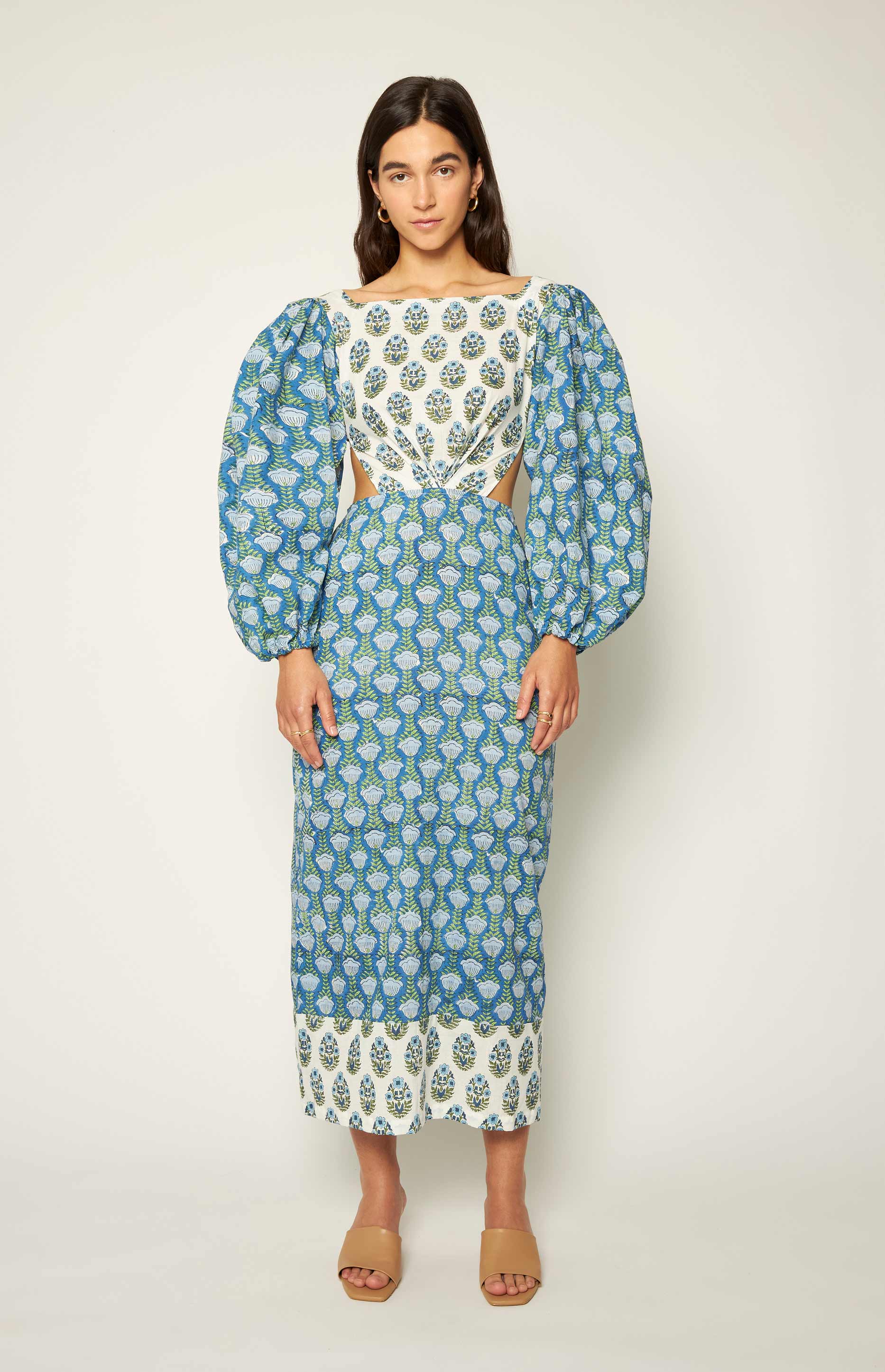 Mei Dress Blue - Image 5