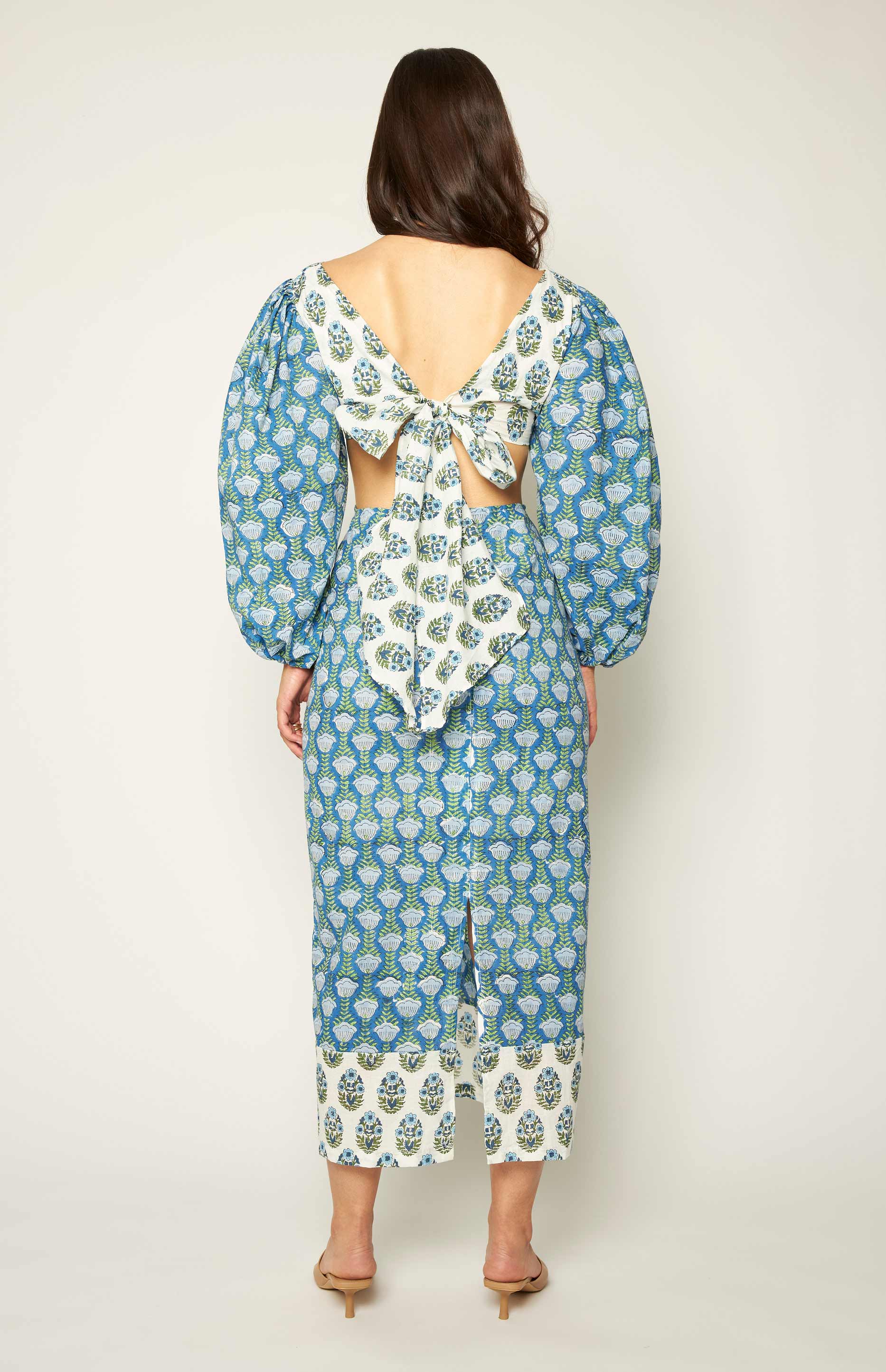 Mei Dress Blue - Image 7