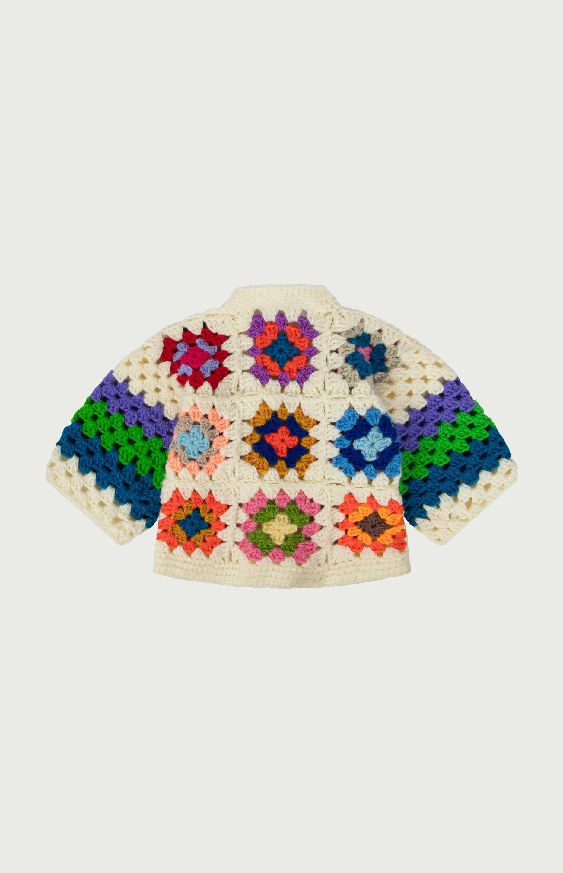 Mini Lina Crochet Cardigan White - Image 3