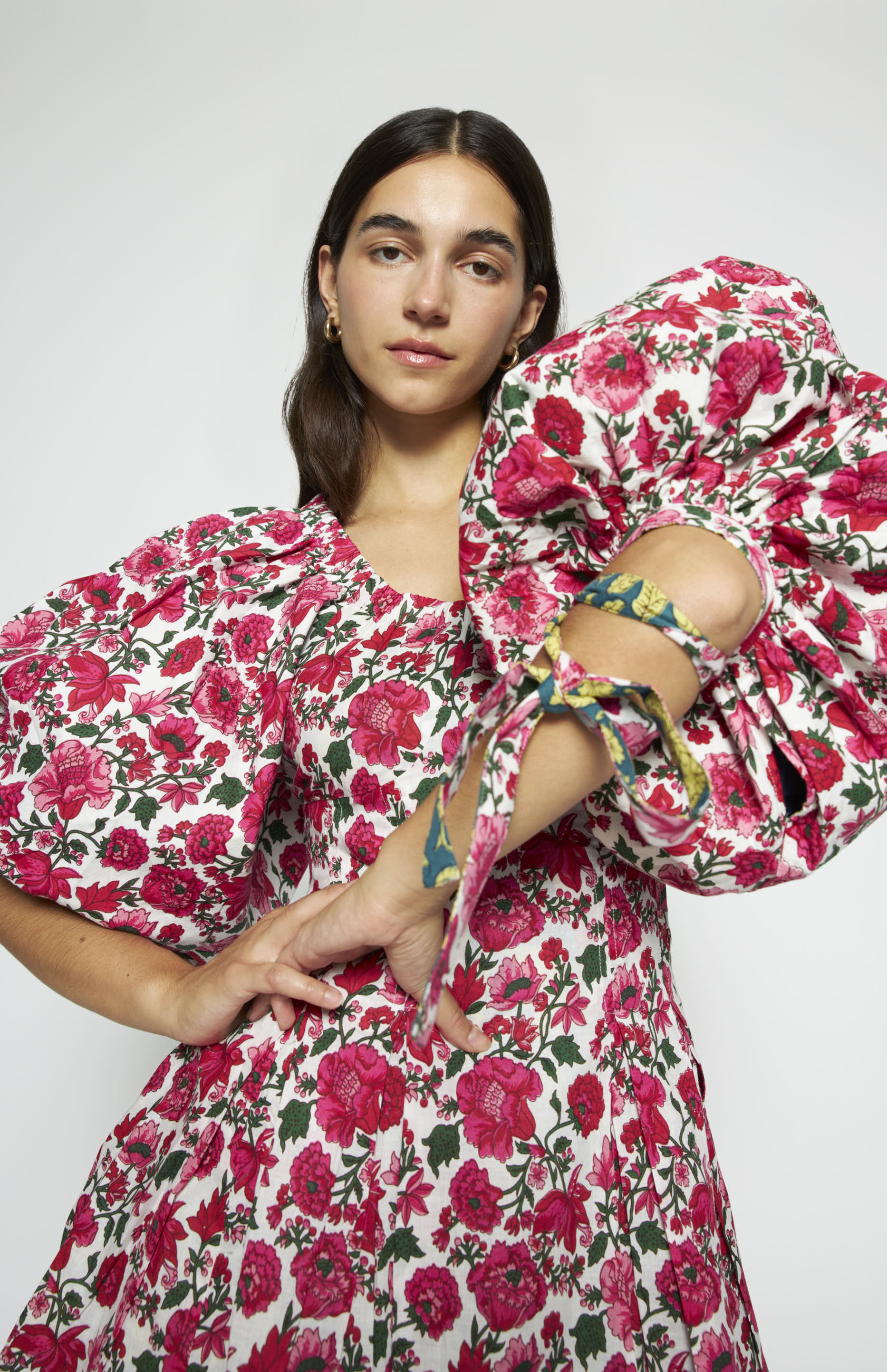 Rose Reversible Mini Dress Fuchsia - Image 5