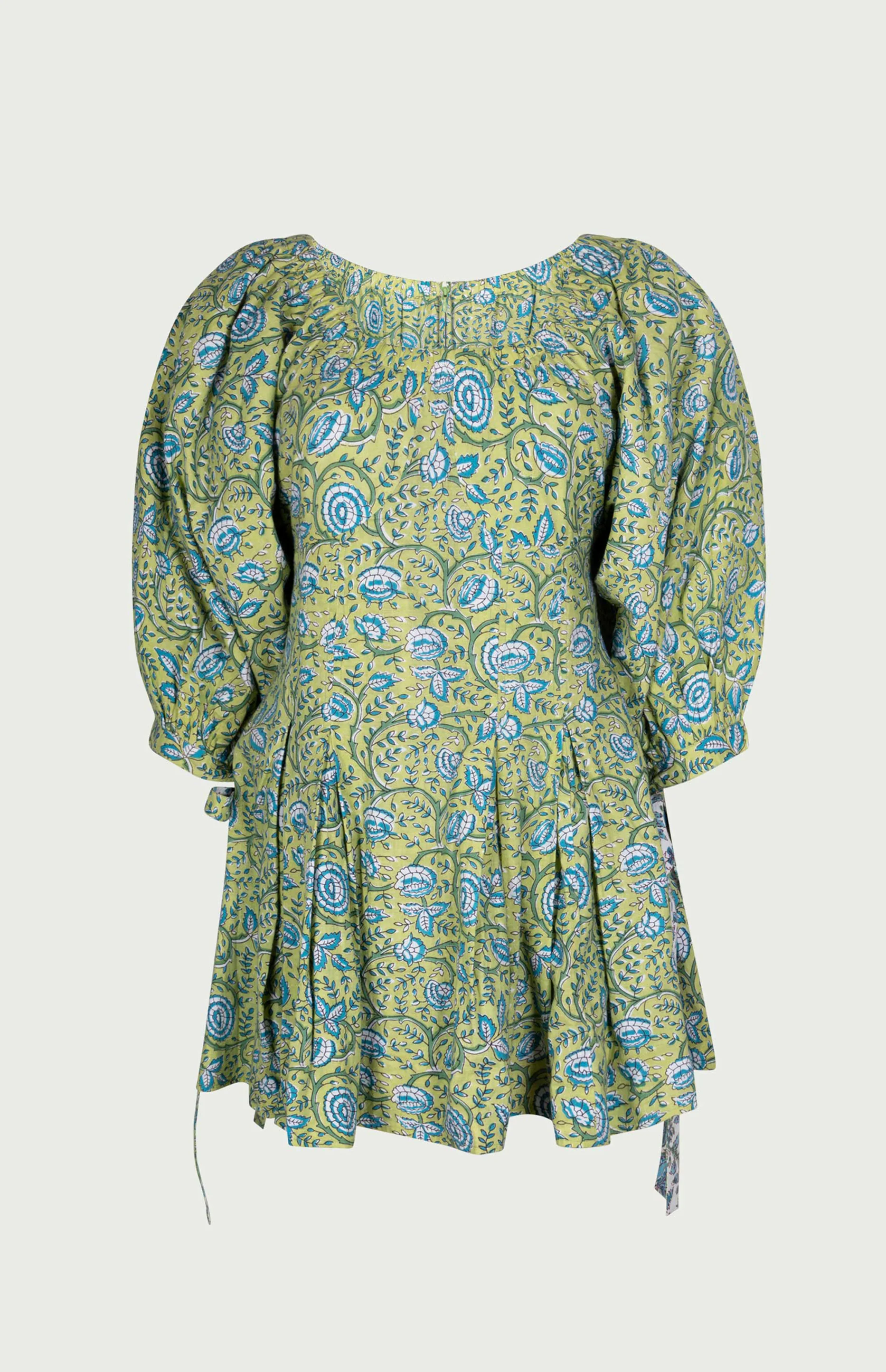 Rose Reversible Mini Dress Skyblue - Image 4