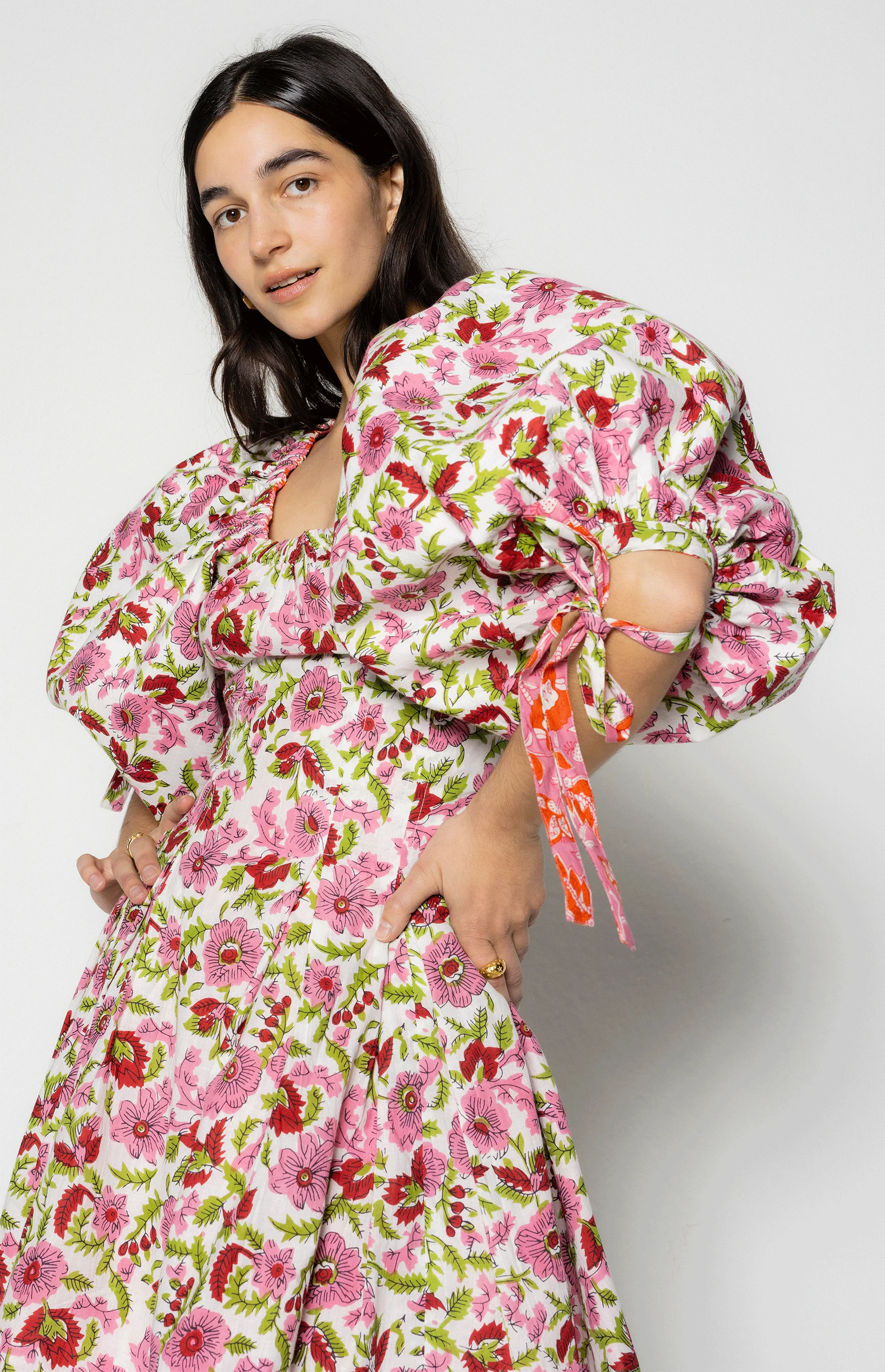 Rose Reversible Mini Dress Pink - Image 8